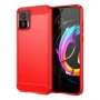  Чехол-накладка Polished Carbon для Motorola Edge 30 Neo красный