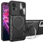 Чехол накладка Omeve Magnetic Ring для Motorola Edge 30 Neo красный