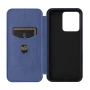 Чехол-книжка Carbon Fiber Texture для Motorola Edge 40 Pro бордовый