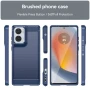  Чехол - накладка Polished Carbon для Motorola Edge 50 Fusion синий