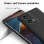 Чехол - накладка Silicone Cover Full для Motorola Edge 50 Fusion черный