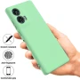 Чехол - накладка Silicone Cover Full для Motorola Edge 50 Fusion черный