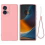 Чехол - накладка Silicone Cover Full для Motorola Edge 50 Fusion черный