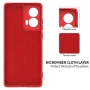 Чехол - накладка Silicone Cover Full для Motorola Edge 50 Fusion черный