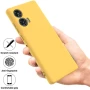 Чехол - накладка Silicone Cover Full для Motorola Edge 50 Fusion черный