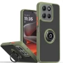 Чехол - накладка TPU Color Matte Ring для Motorola Moto G15 / G15 Power зеленый