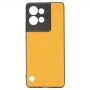Кожаный чехол - накладка CODE Tactile Experience для Motorola Edge 50 желтый