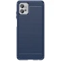 Чехол-накладка Polished Carbon для Motorola Moto G32 синий