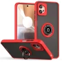 Чохол накладка TPU Color Matte Ring для Motorola Moto G32 чорно-червоний