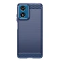 Чехол накладка Polished Carbon для Motorola Moto G24 / G24 Power красный