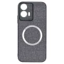 Чехол накладка New Textile Magnetic Ring для Motorola Moto G24 / G24 Power фиолетовый