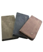 Кожаный чехол-книжка C-KU Stitched для Motorola Moto G24 / G24 Power