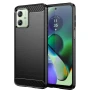 Чохол - накладка Polished Carbon для Motorola Moto G54 червоний