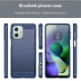Чохол - накладка Polished Carbon для Motorola Moto G54 червоний