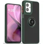 Чохол - накладка TPU Color Matte Ring для Motorola Moto G55 зелений