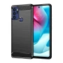 Чехол-накладка Polished Carbon для Motorola Moto G50 синий