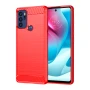 Чехол-накладка Polished Carbon для Motorola Moto G60 синий