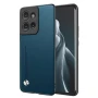Кожаный чехол - накладка CODE Tactile Experience для Motorola Moto G75 желтый
