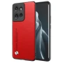 Кожаный чехол - накладка CODE Tactile Experience для Motorola Moto G75 желтый