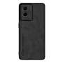 Шкіряний чохол - накладка Fanoya для Motorola Moto G85 / S50 Neo синій