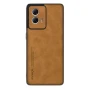 Шкіряний чохол - накладка Fanoya для Motorola Moto G85 / S50 Neo синій