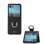 Чехол-накладка Omeve Ribbon Ring для Motorola Razr 40 Ultra зеленый