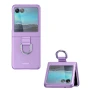Чехол-накладка Omeve Ribbon Ring для Motorola Razr 40 Ultra зеленый
