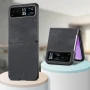 Чохол накладка PU Leather Flip Case для Motorola Razr 40 синій