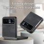Чохол накладка PU Leather Flip Case для Motorola Razr 40 синій