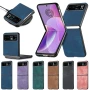 Чохол накладка PU Leather Flip Case для Motorola Razr 40 синій
