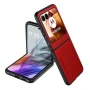 Кожаный чехол - накладка CODE Tactile Experience для Motorola Razr 50 Ultra / Razr+ 2024 желтый