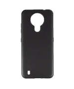 Матовый чехол накладка Silicone Matted для Nokia 1.4, Black