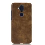 Шкіряний чохол накладка для Nokia 8.1 / Nokia X7 коричневий