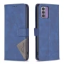 Кожаный чехол - книжка Binfen Luxury Business для Nokia G42 бордовый