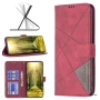 Кожаный чехол - книжка Binfen Luxury Business для Nokia G42 бордовый