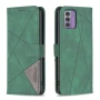 Кожаный чехол - книжка Binfen Luxury Business для Nokia G42 бордовый