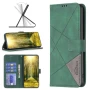 Кожаный чехол - книжка Binfen Luxury Business для Nokia G42 бордовый