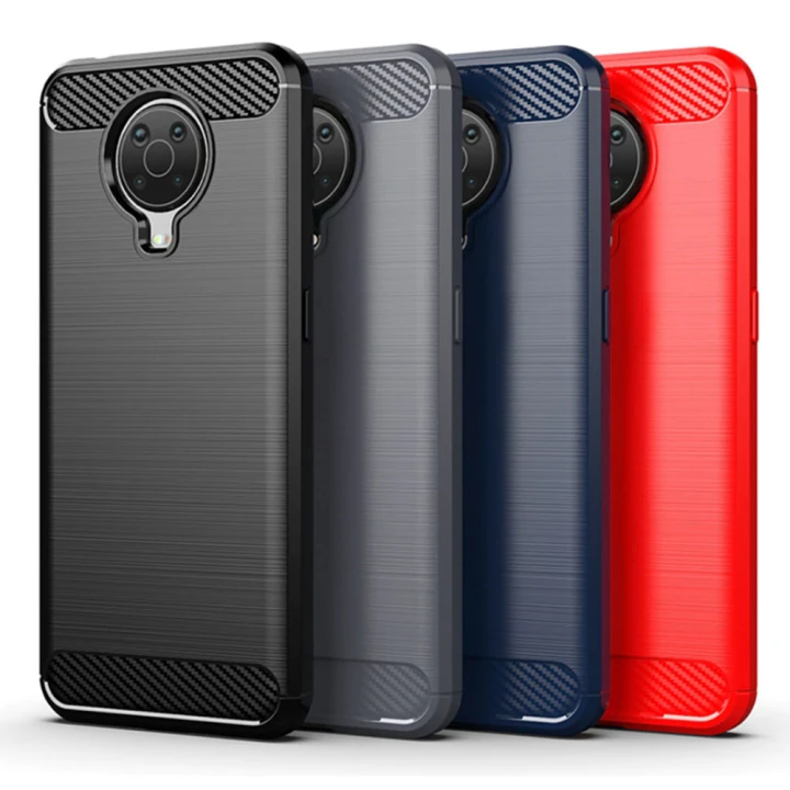 Чехол накладка Polished Carbon для Nokia G10 / G20