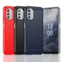 Чехол-накладка Polished Carbon для Nokia G60  красный