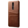Кожаный чехол накладка Epik Pocket для Nokia 4.2 мятный