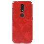 Кожаный чехол накладка Epik для Nokia 4.2 красный