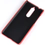 Кожаный чехол накладка для Nokia 5.1 серый