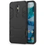 Чехол накладка Iron Man для Nokia 7.1 голубой