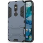Чехол накладка Iron Man для Nokia 7.1 голубой