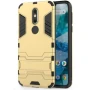 Чехол накладка Iron Man для Nokia 7.1 голубой