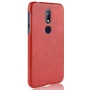Кожаный чехол накладка для Nokia 7.1