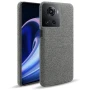 Чехол накладка Textile leather саse для OnePlus Ace коричневый