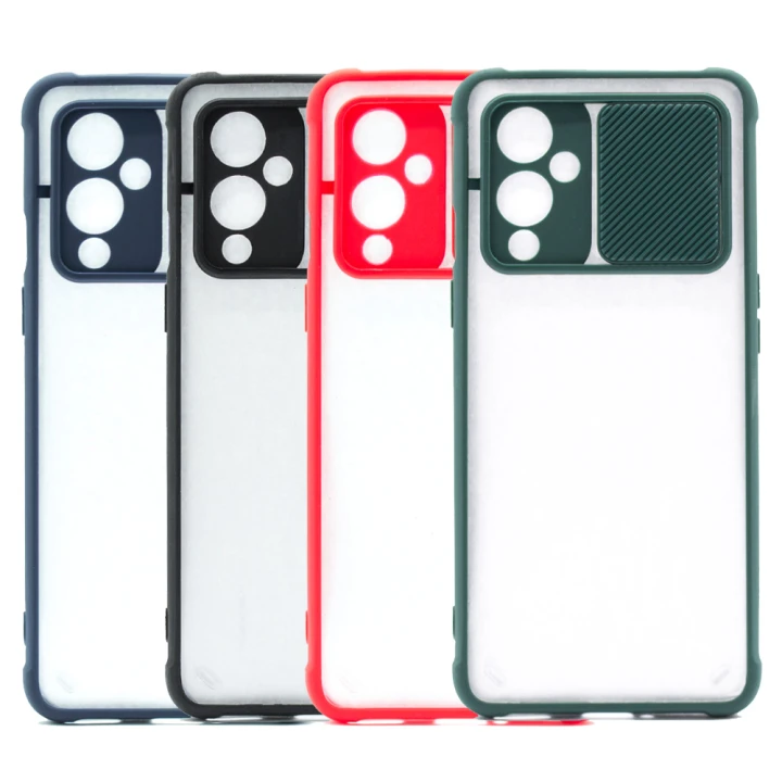 Чехол накладка Silicone Camera Slide для Oneplus 9