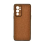 Чехол накладка New Textile leather для OnePlus 9RT коричневый
