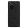 Чехол накладка Textile leather для OnePlus 9RT коричневый